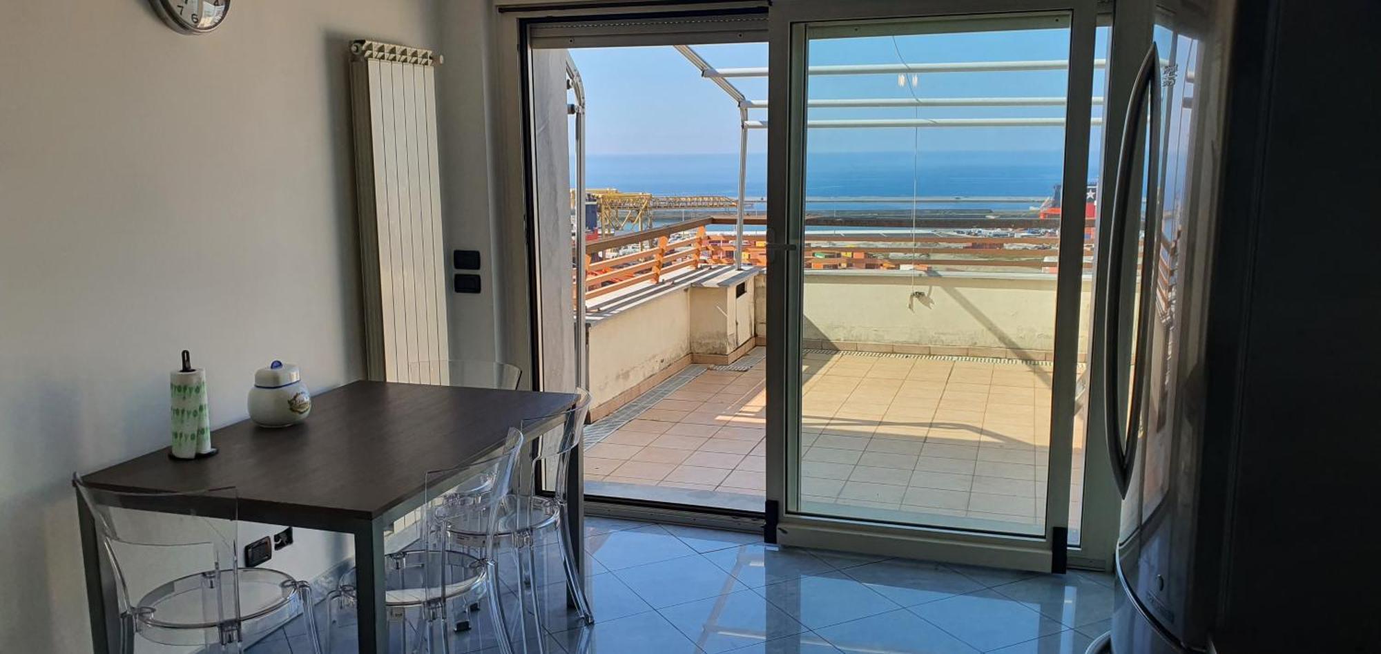 Attico Con Vista Su Genova Apartment Luaran gambar